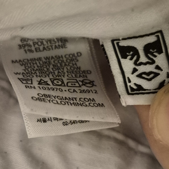 Obey Light Pink Pants - Picture 6 of 7